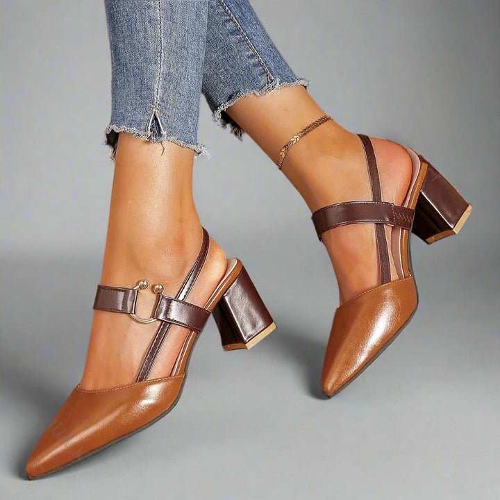 Kendra - Grace Leather Heels