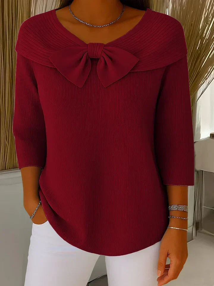 Geraldine sweater, styled for everyday wear
