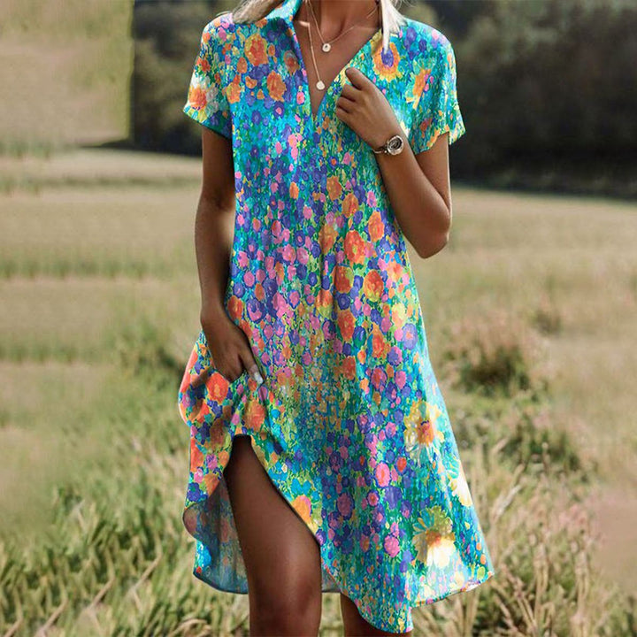 Eleanor - Butterfly-Sleeve Summer Dress, product photo 1