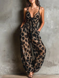 Miley - Elegant Leopard Print Jumpsuit