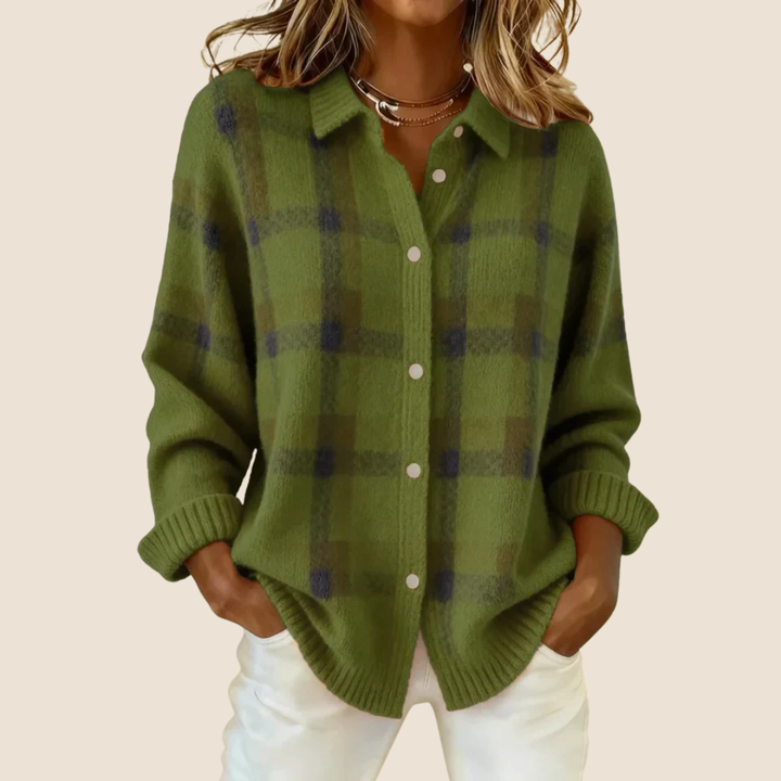 Tatiana knit sweater in Green