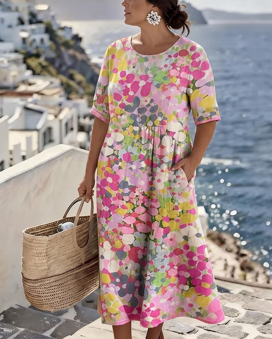 Jolene - Floral Print Maxi Dress
