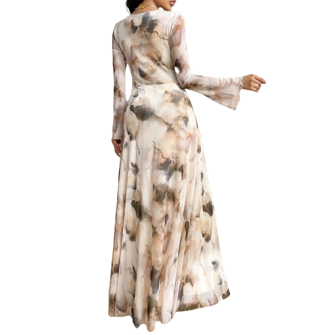 Celeste - Elegant Wrap Maxi Dress