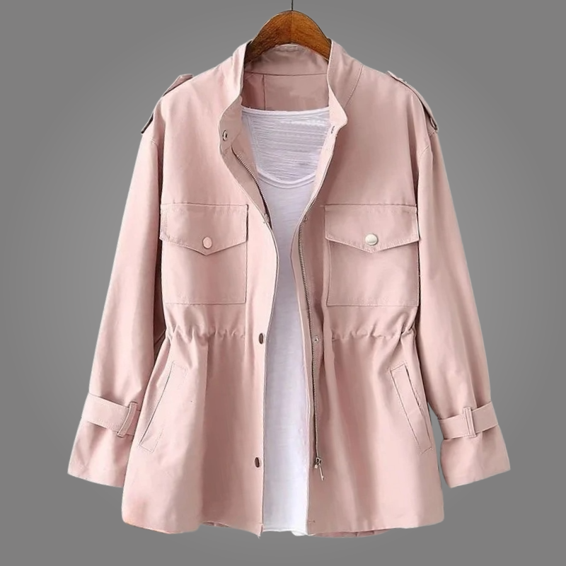 Marion autumn utility jacket, back view