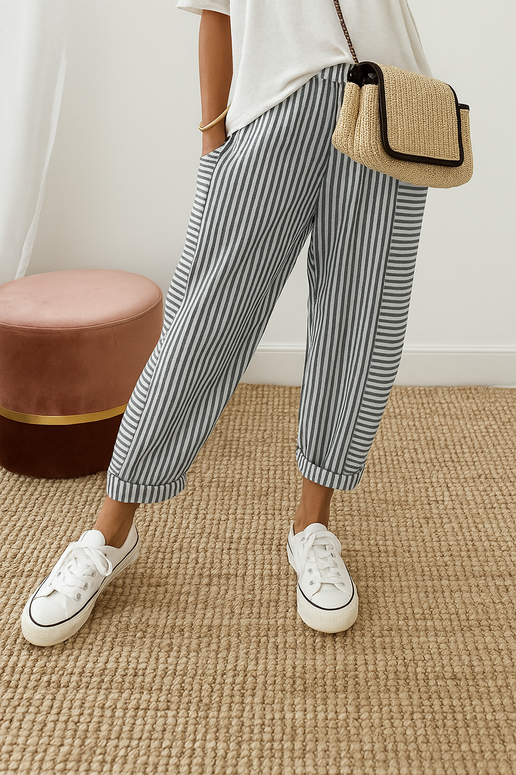 Jazzlyn - Striped pants