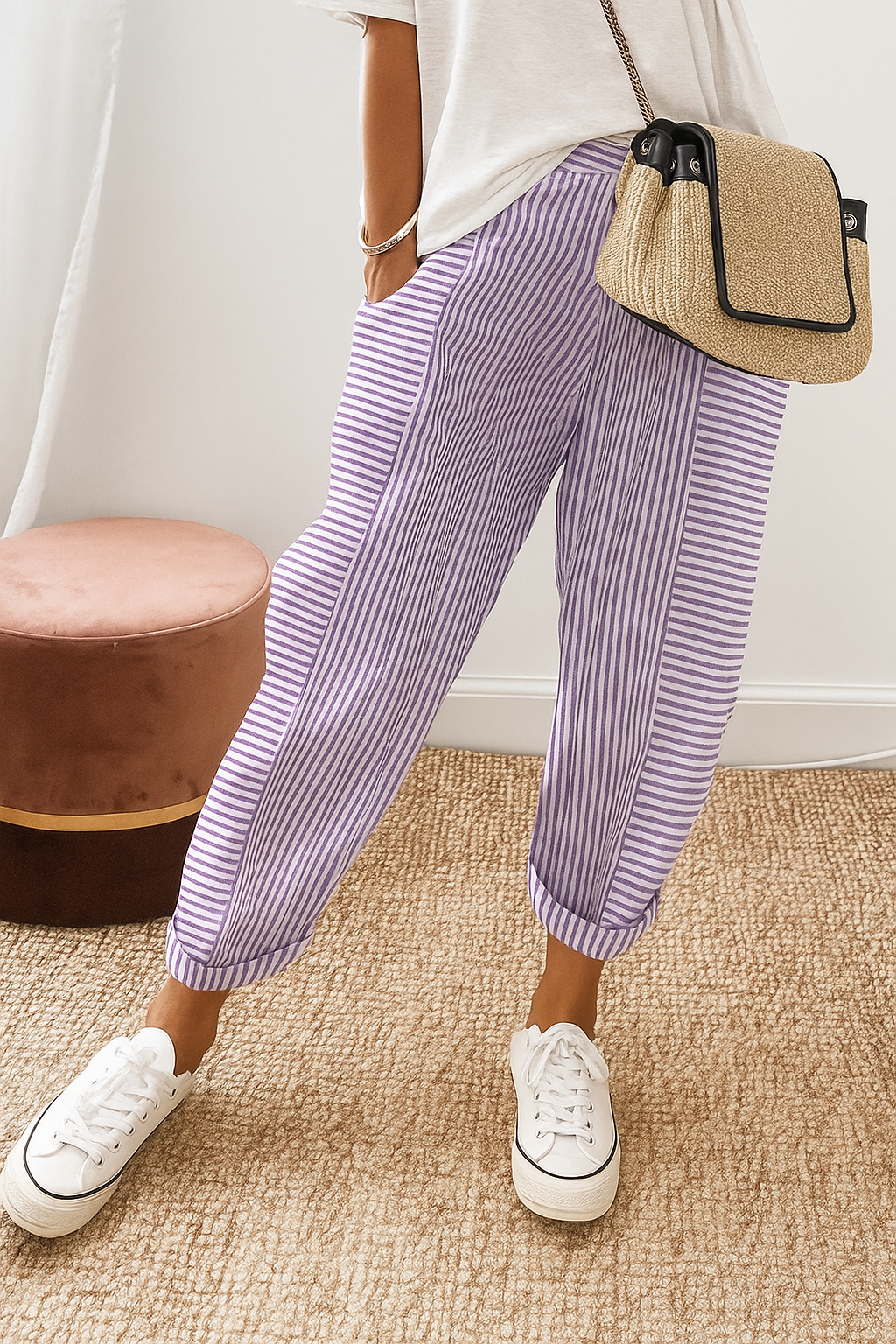 Jazzlyn - Striped pants