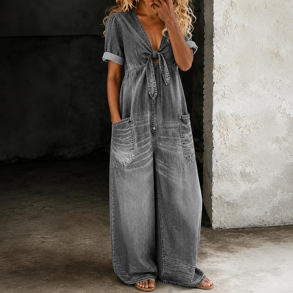 Chloe - Oversized Denim Tunic