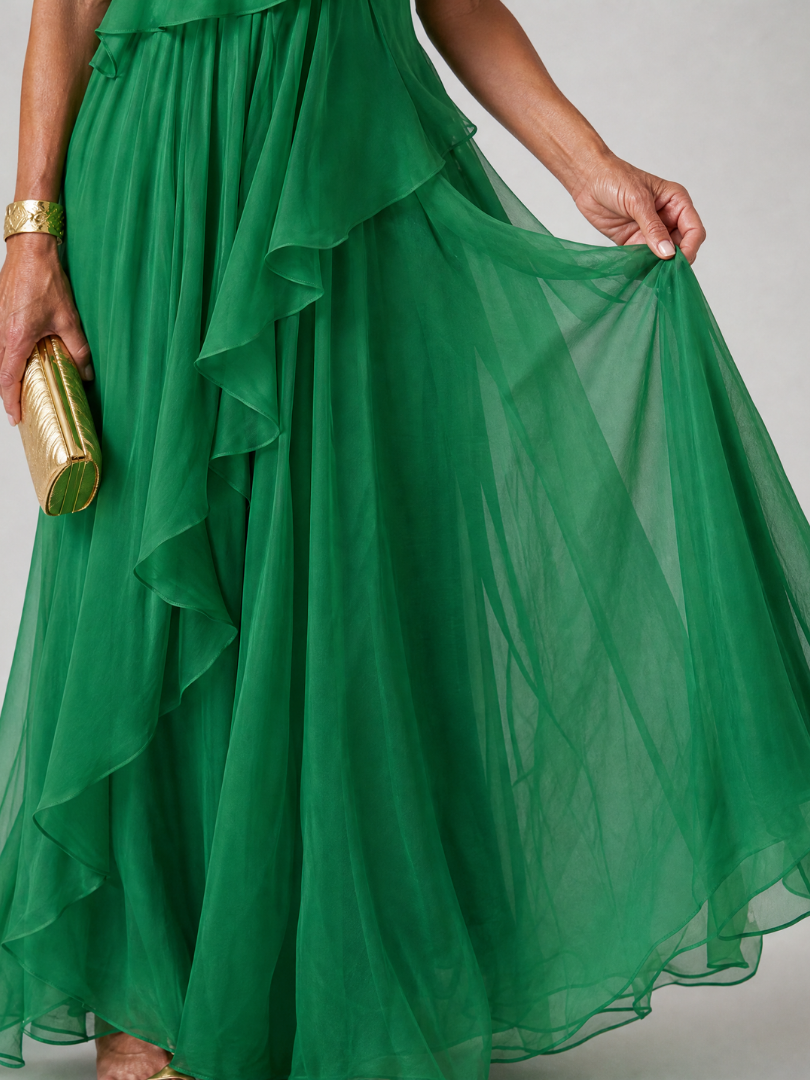 Pearl - One-Shoulder Tiered Dress