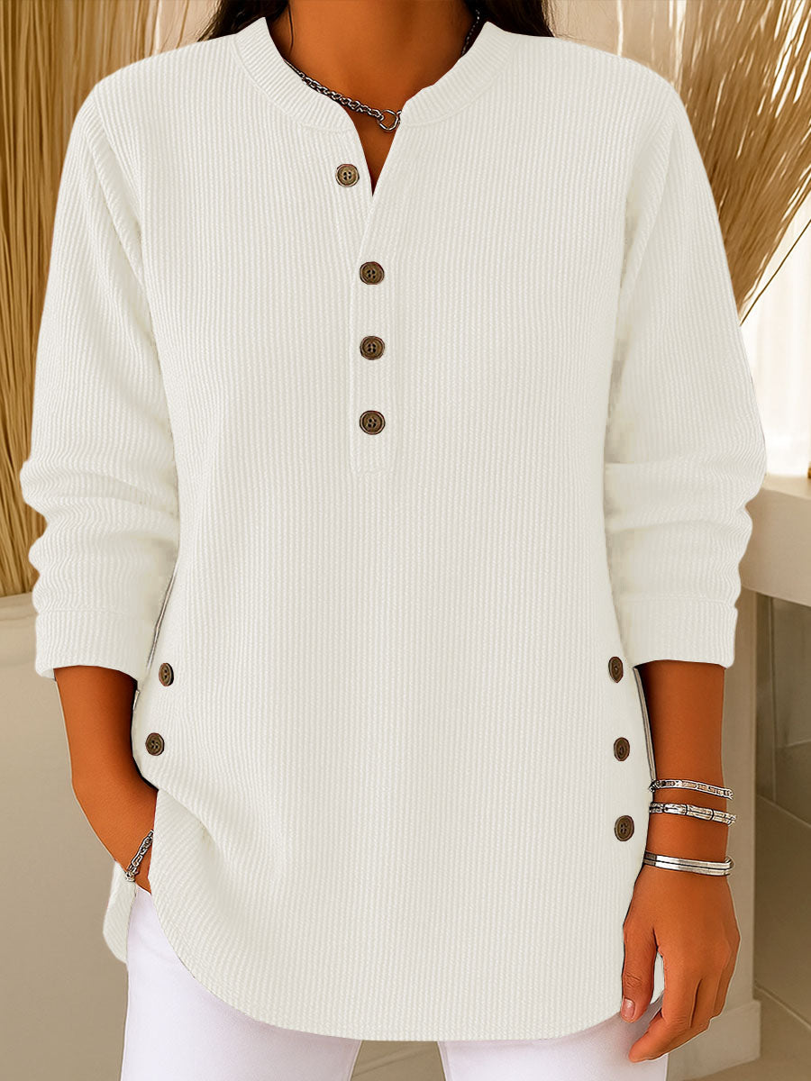 Connie sweater, close-up of long sleeve and cuff detail