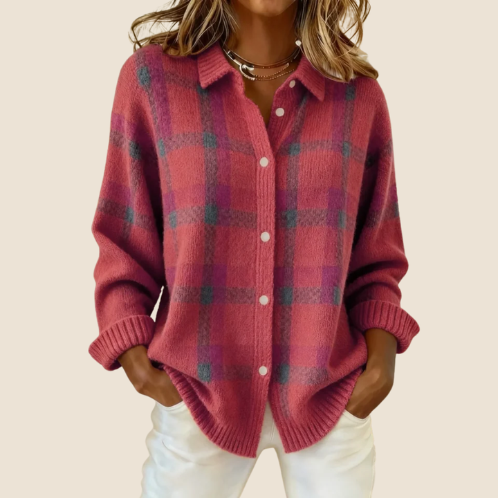 Tatiana knit sweater in Pink