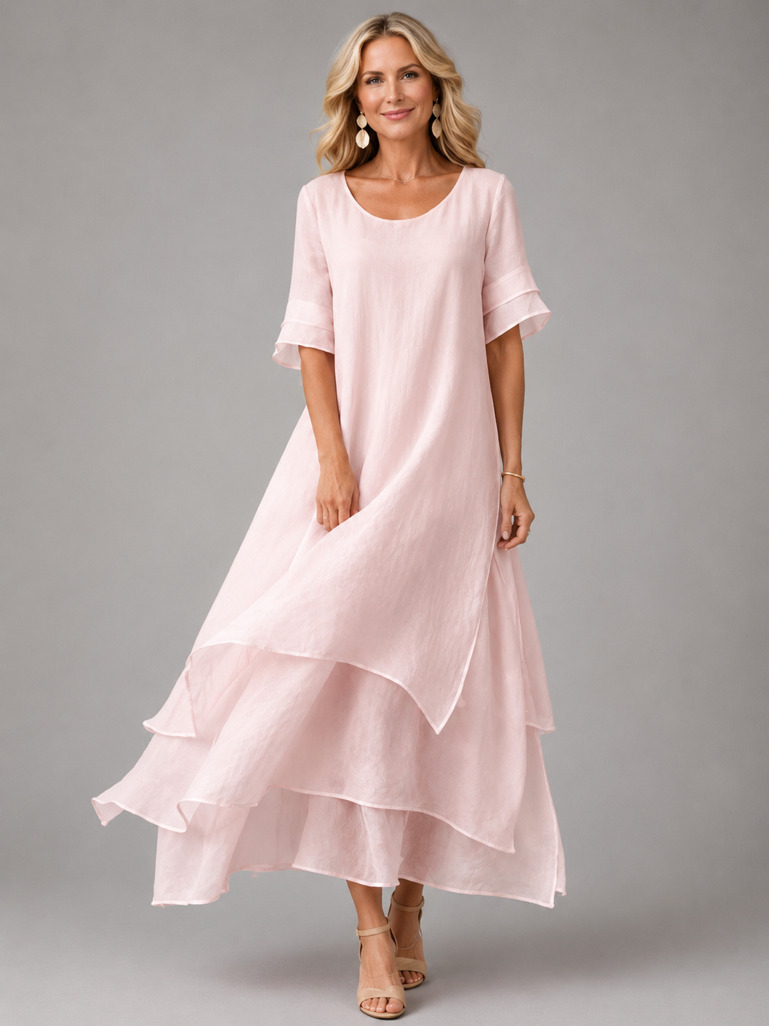 Katy - Elegant Layered Maxi Dress