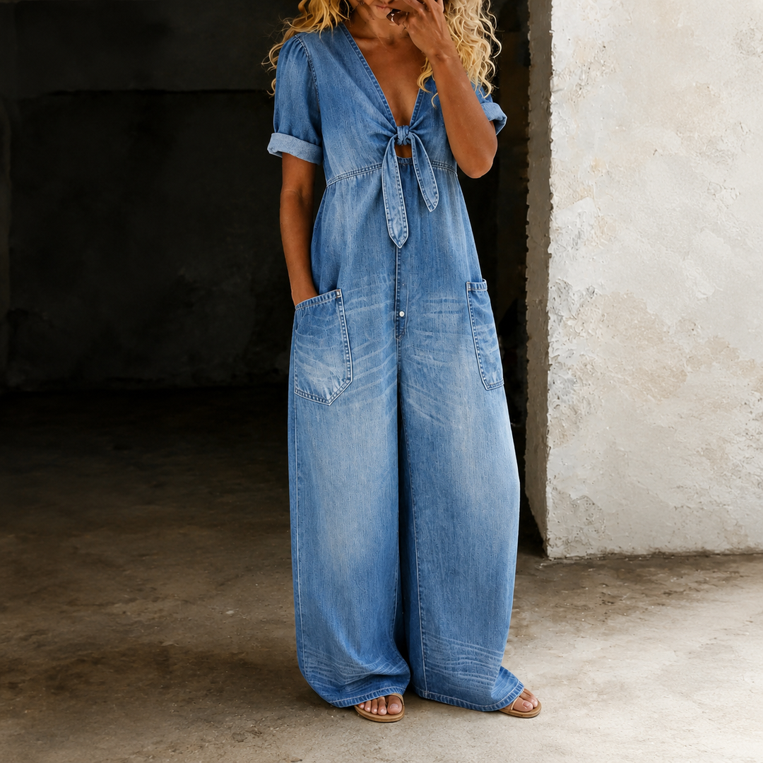 Chloe - Oversized Denim Tunic