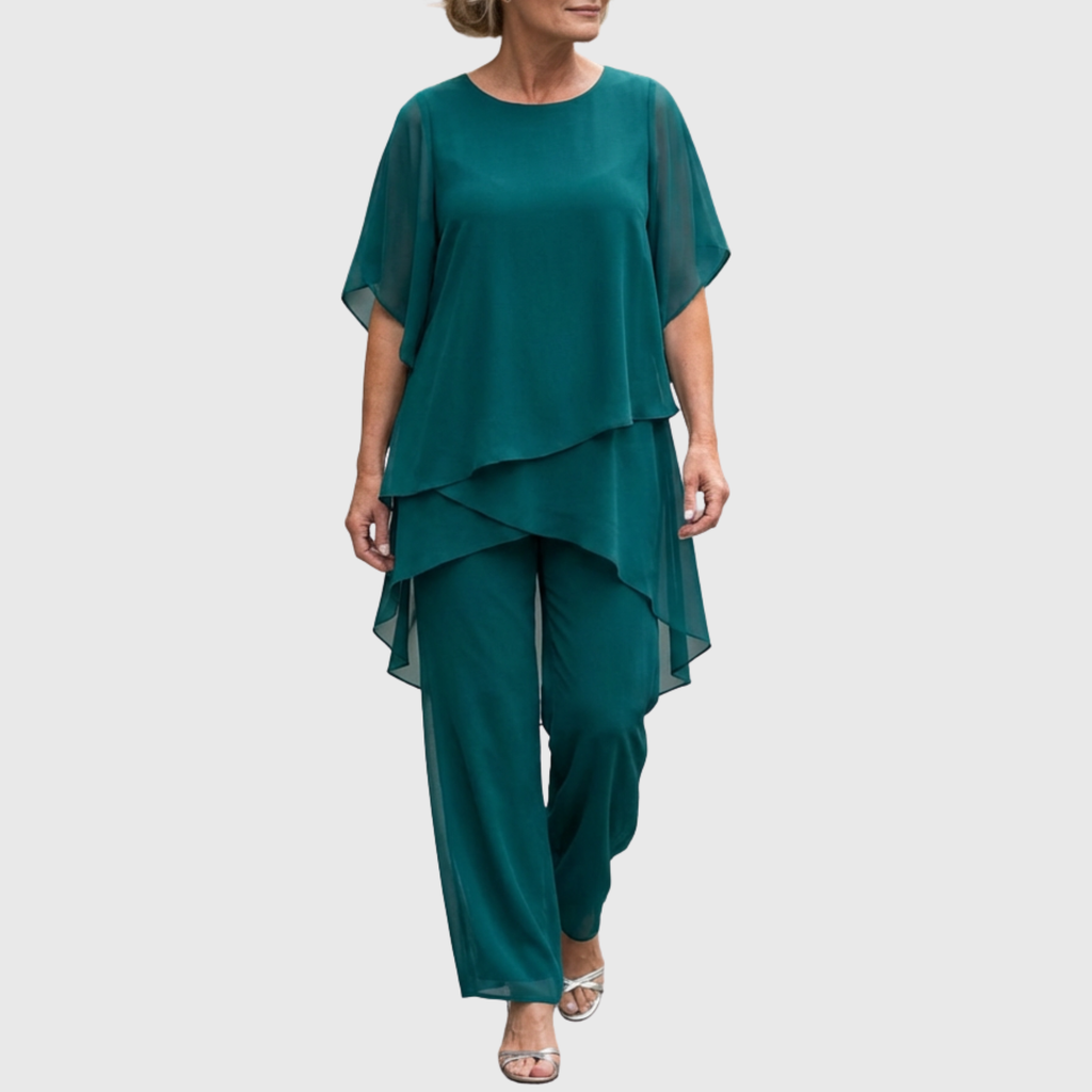 Mary - Chic Two-Piece Set in Turquoise