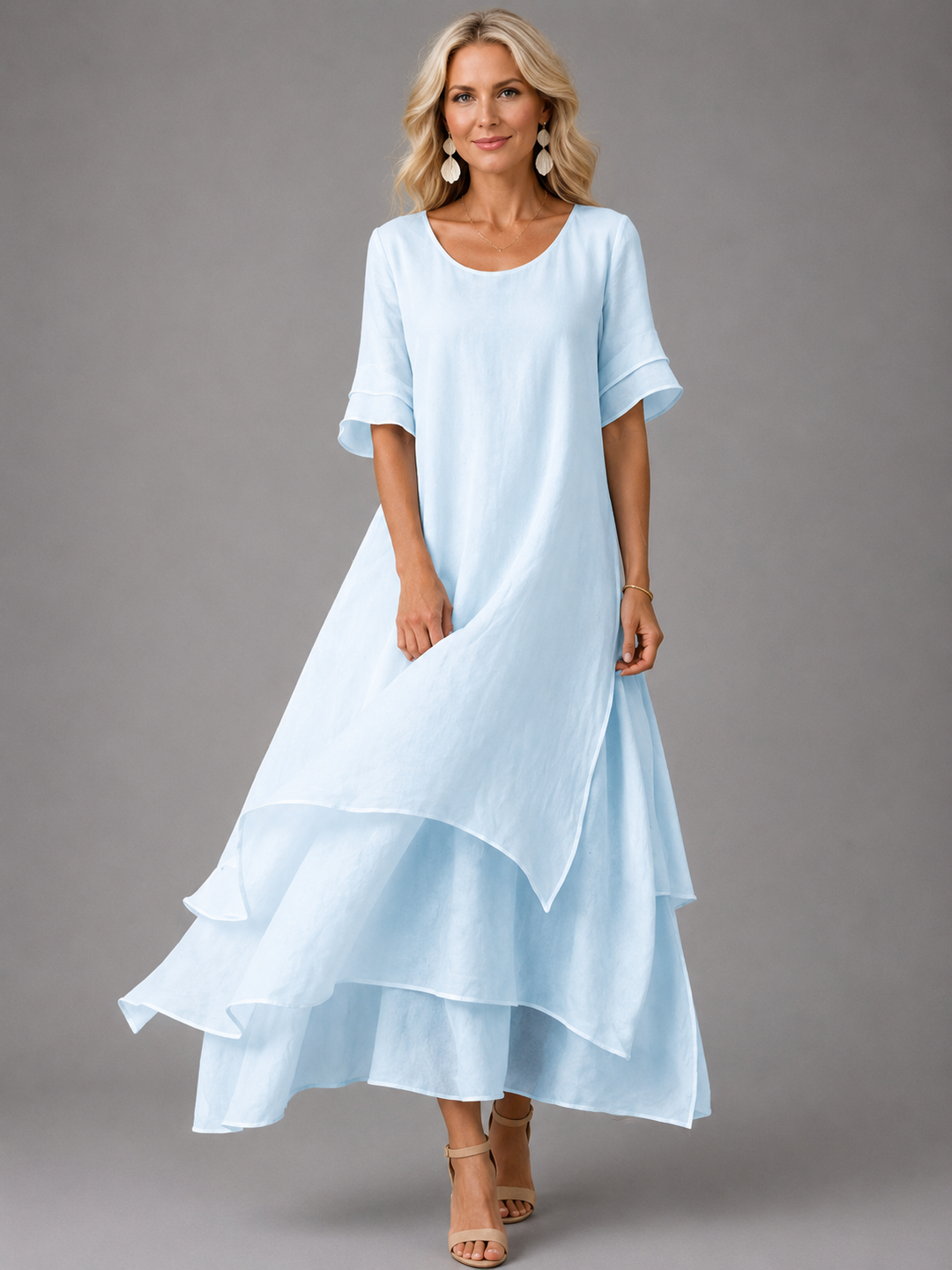 Katy - Elegant Layered Maxi Dress