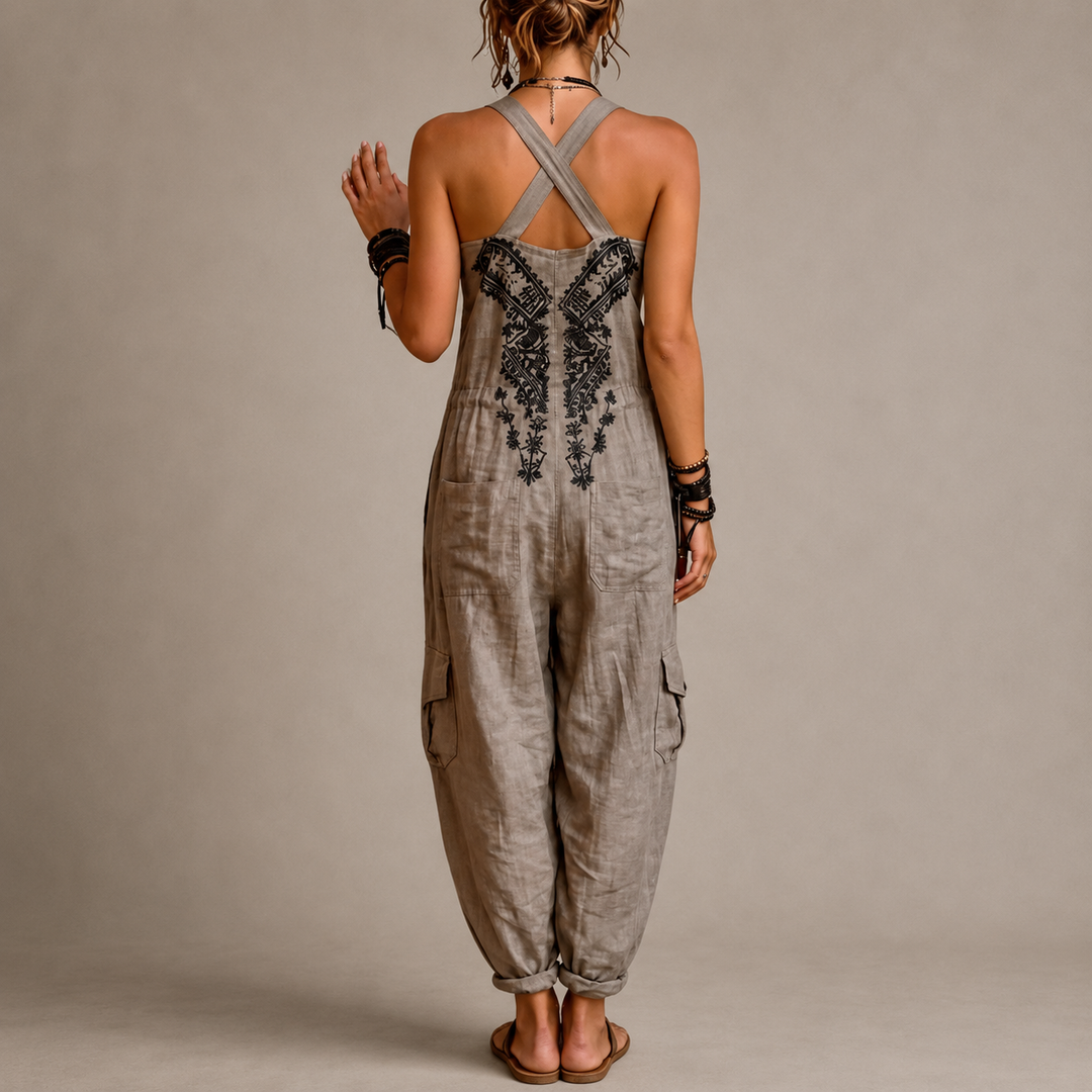 Loretta jumpsuit, side view