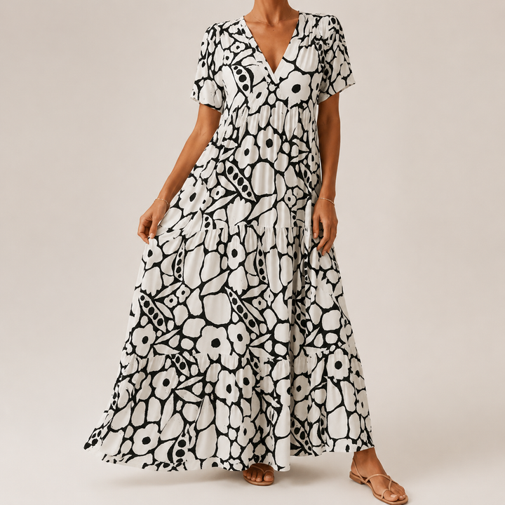 Margaret - Elegant Bohemian Maxi Dress