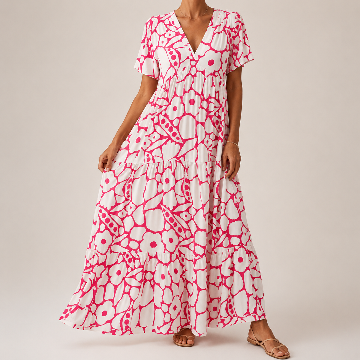 Margaret - Elegant Bohemian Maxi Dress
