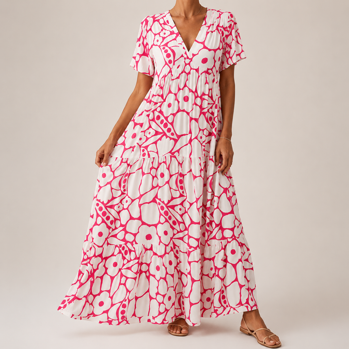 Margaret - Elegant Bohemian Maxi Dress
