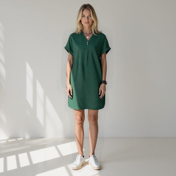 Kinley - Classic Pleated Midi Dress
