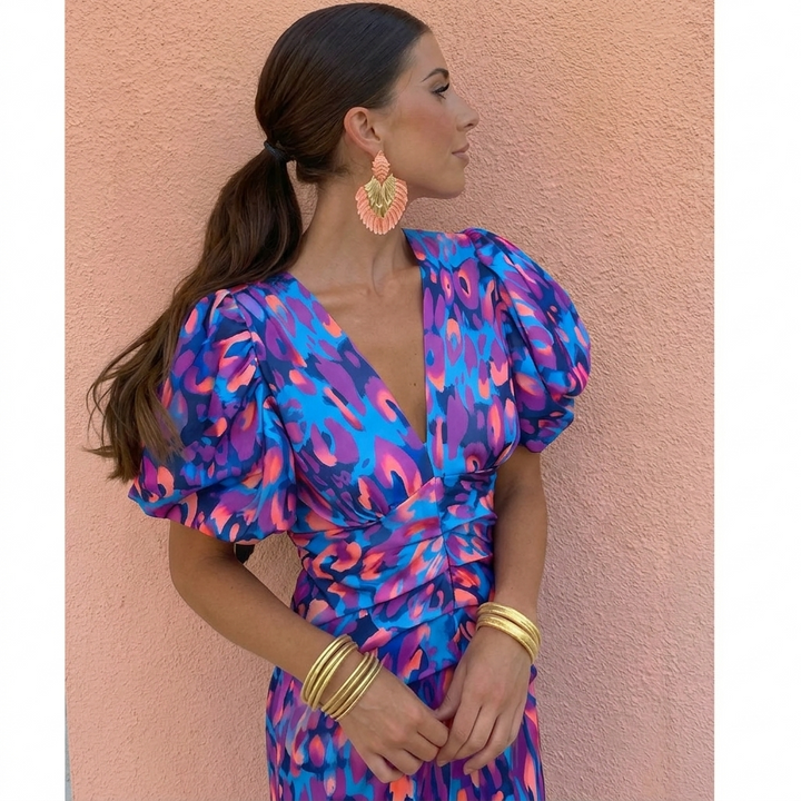 ISABELLA - ELEGANT FLORAL DRESS