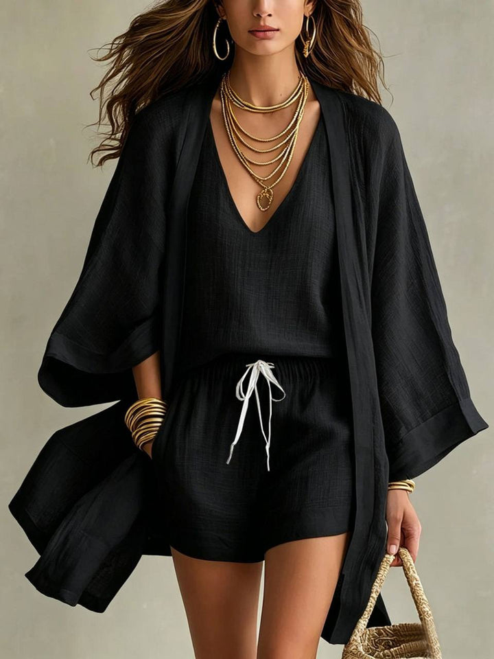 Marcia set styled for a casual outing