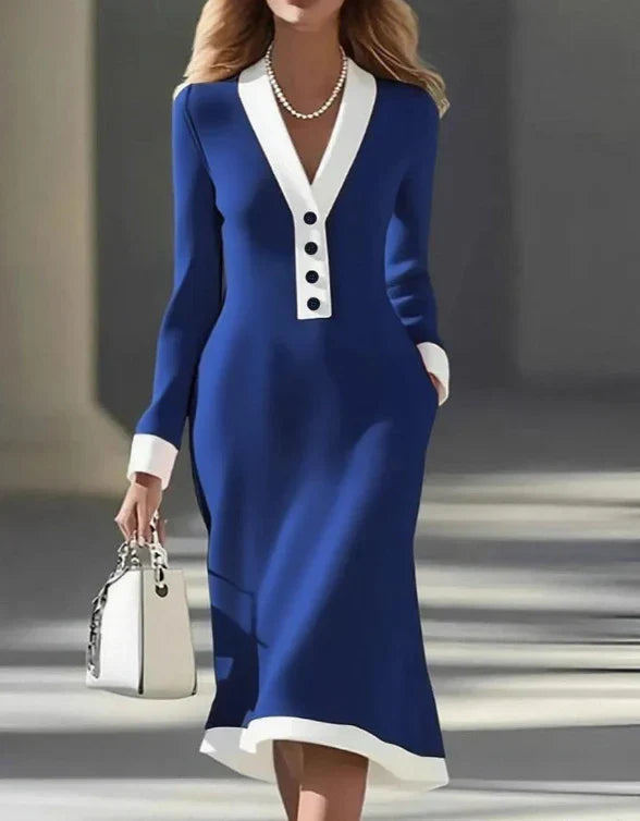 Kaylin - Stylish Long-Sleeve Dress