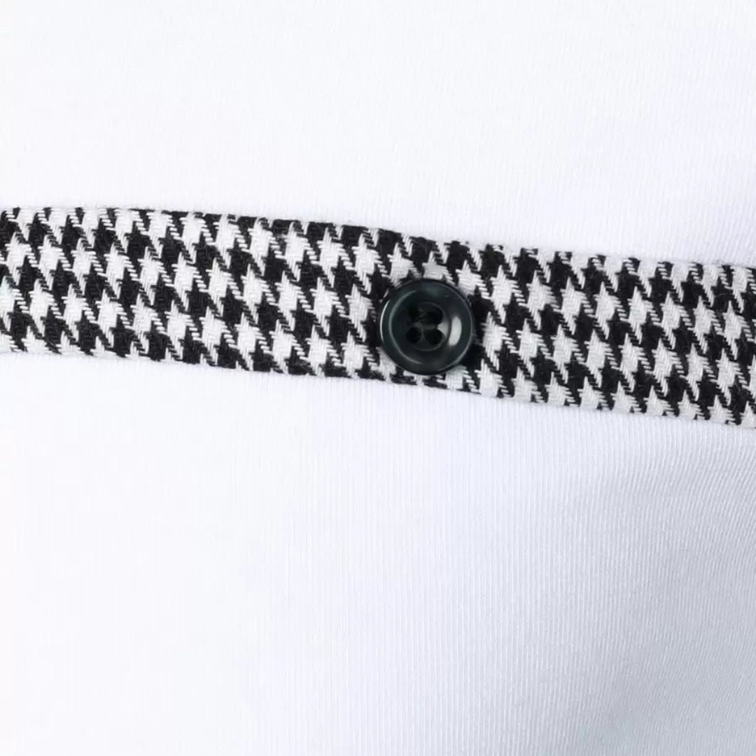 Matteo - Houndstooth Polo Shirt