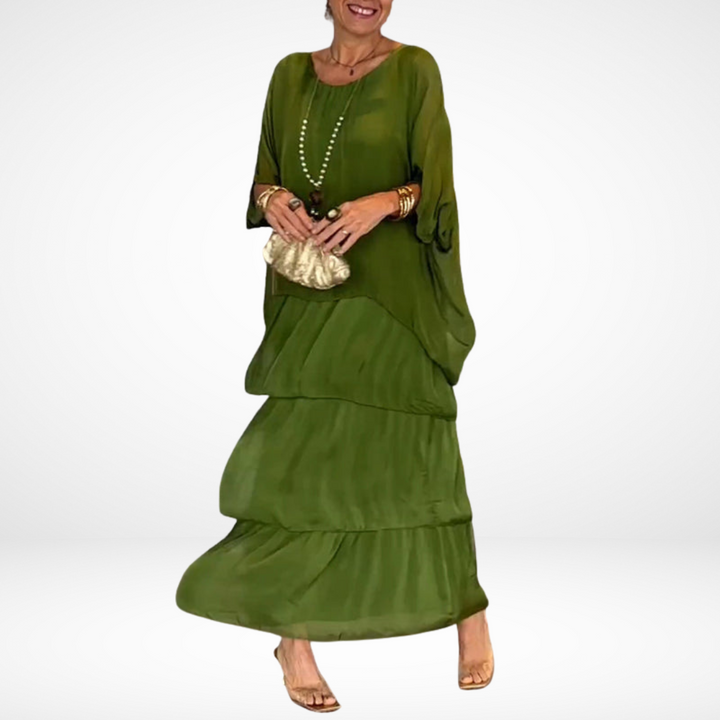 Hylda - Artistic Loose Maxi Dress