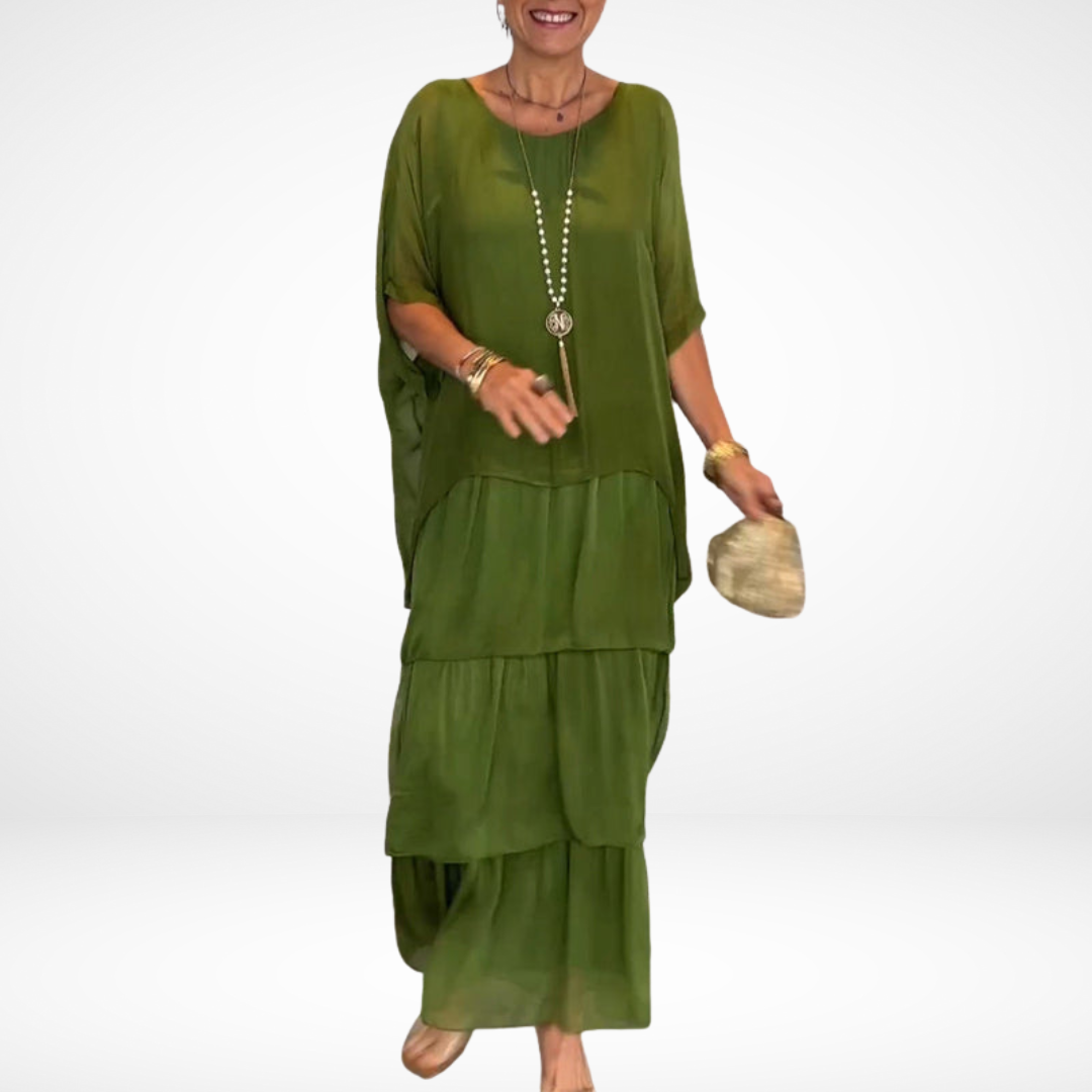 Hylda - Artistic Loose Maxi Dress