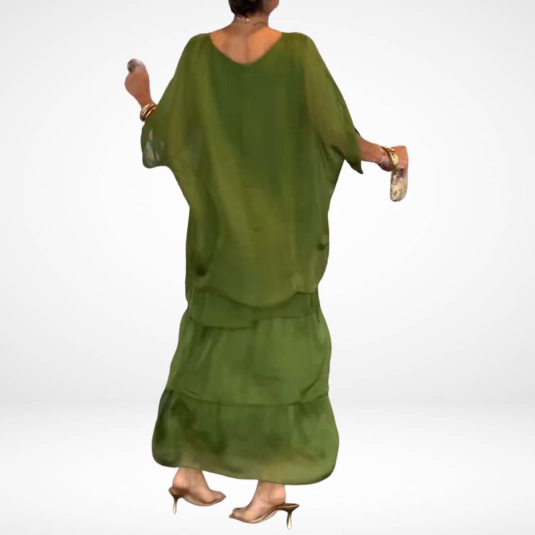 Hylda - Artistic Loose Maxi Dress