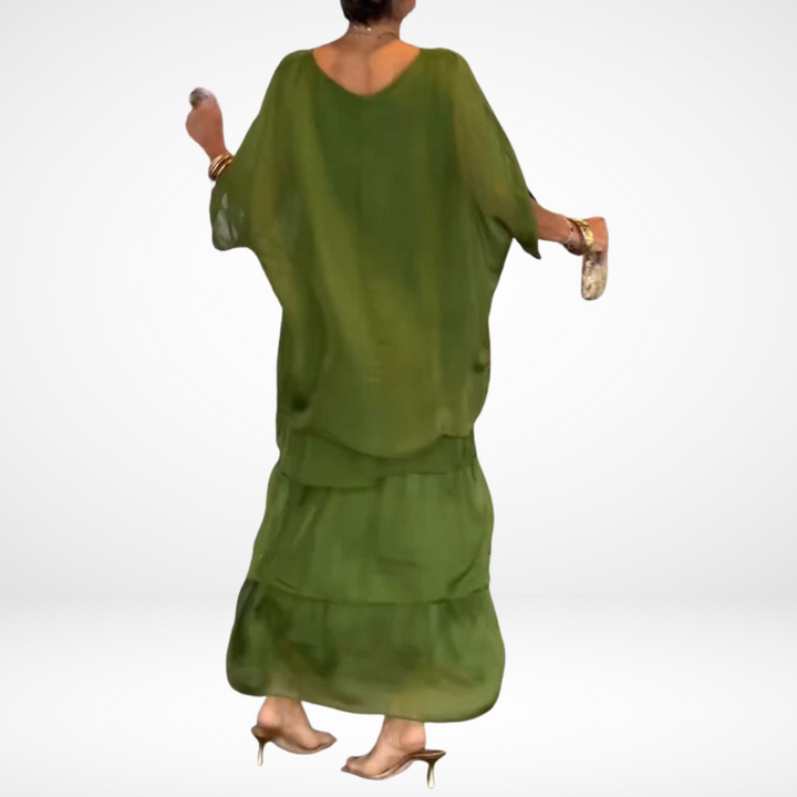 Hylda - Artistic Loose Maxi Dress