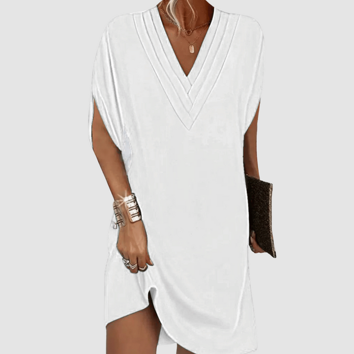 Sharon - Elegant Half-Sleeve Dress