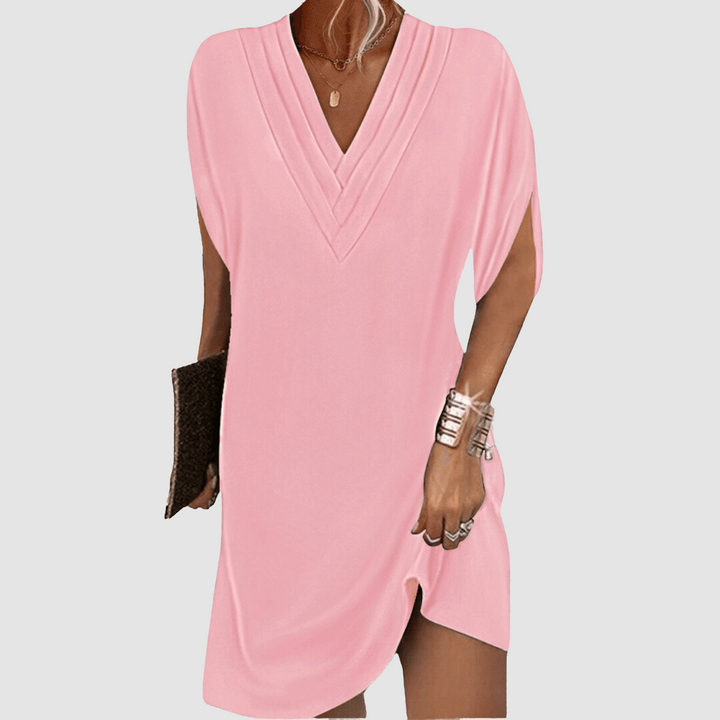 Sharon - Elegant Half-Sleeve Dress
