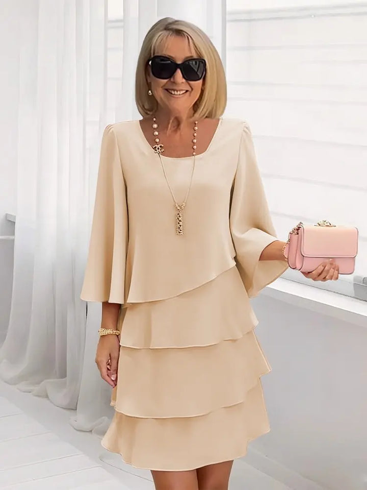 Penny - Classic A-Line Linen Dress