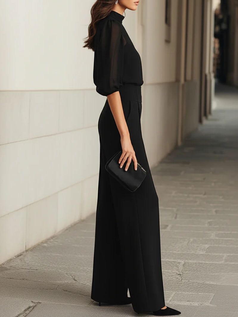Emma - Sophisticated Black Three-Piece Set