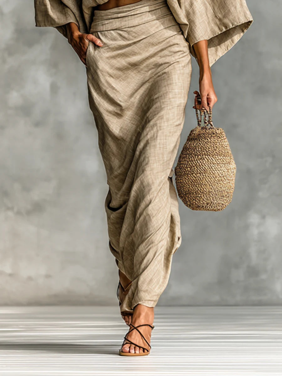 Megan - Relaxed Linen Two-Piece Set