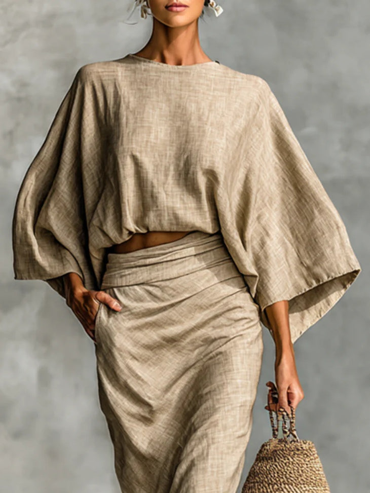 Megan - Relaxed Linen Two-Piece Set