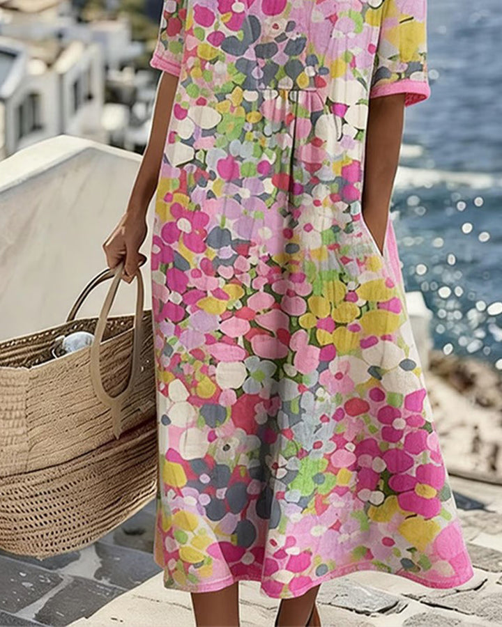 Jolene - Floral Print Maxi Dress