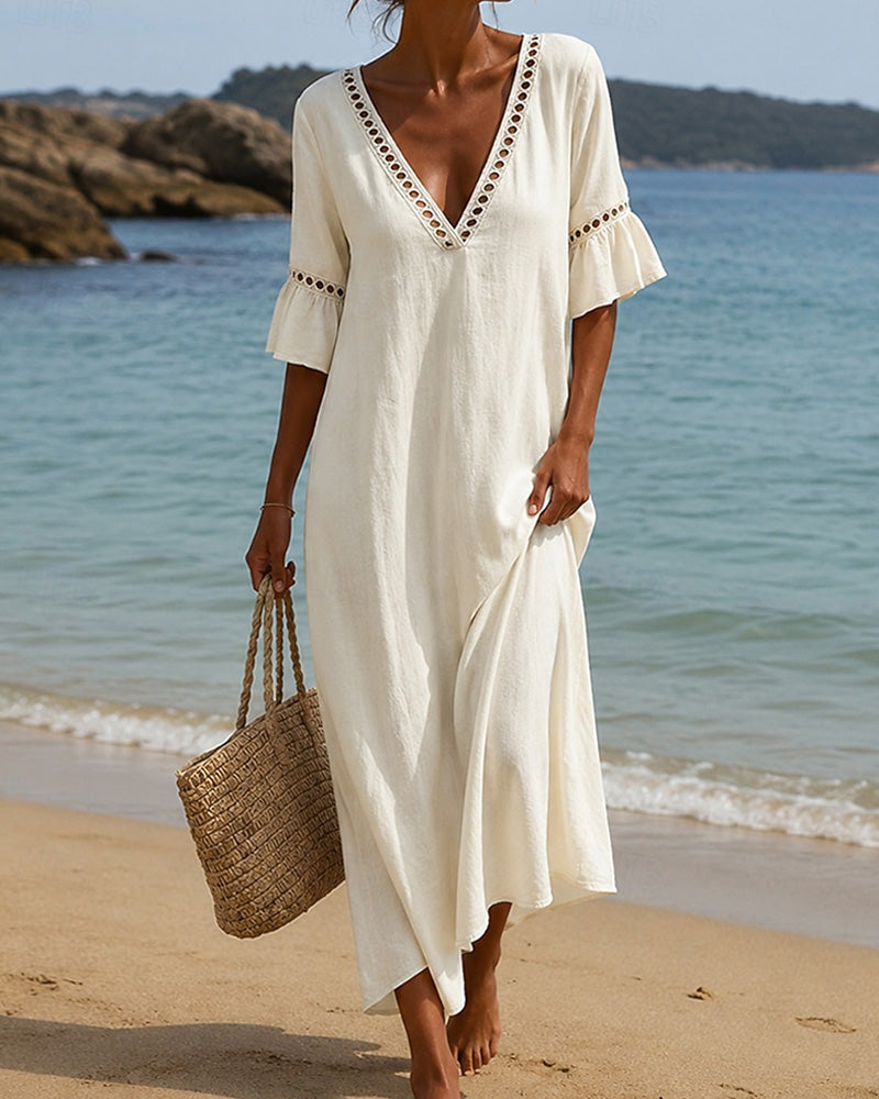 Nika - Coastal Linen Dress