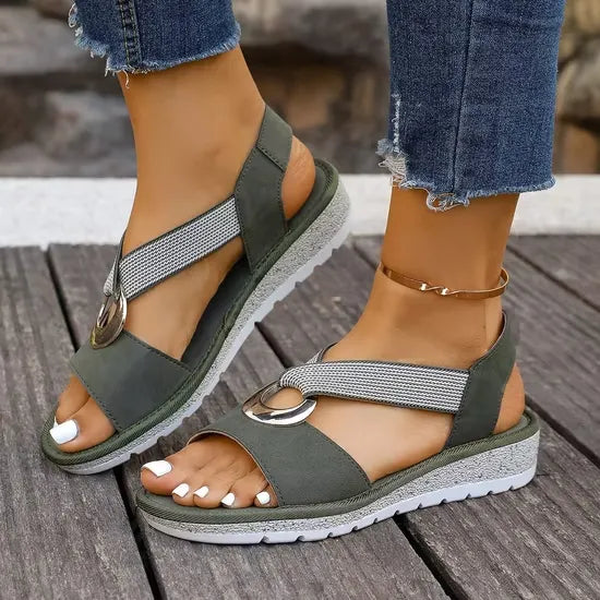 Roberta - Comfortable Summer Slip-On Sandals, product photo 3