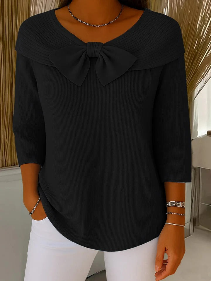 Geraldine sweater, full outfit styling view
