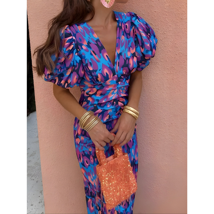 ISABELLA - ELEGANT FLORAL DRESS
