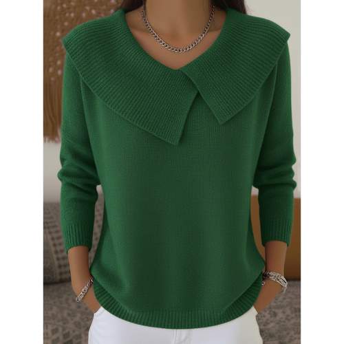 Bonnie soft knit sweater, front view