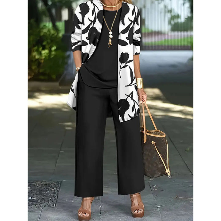 Haley - Elegant Three-Piece Floral Set
